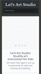 Mobile Screenshot of leisartstudio.com